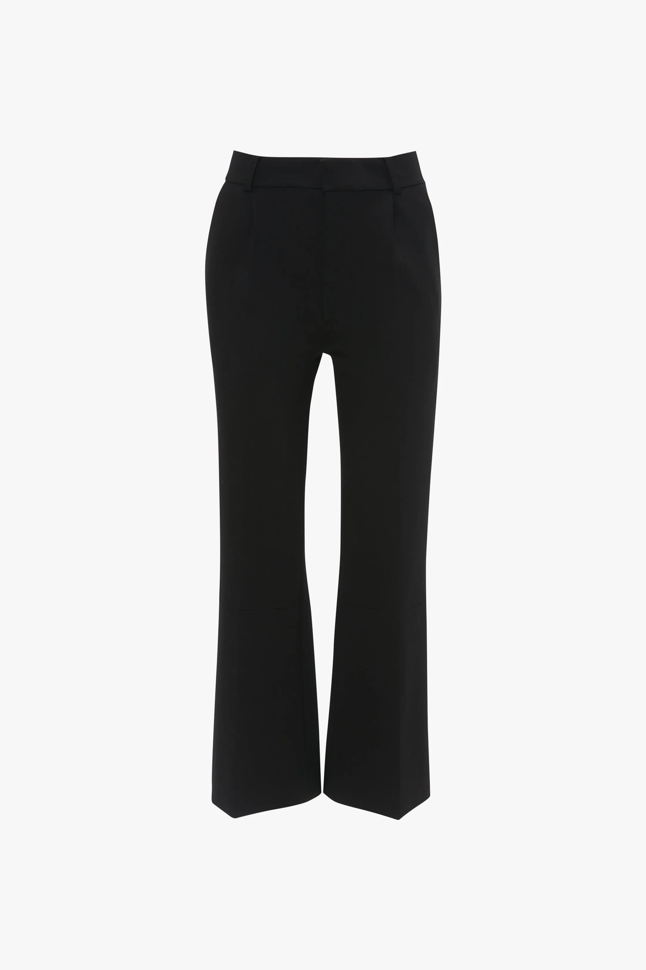 Cropped Kick Trouser In Black