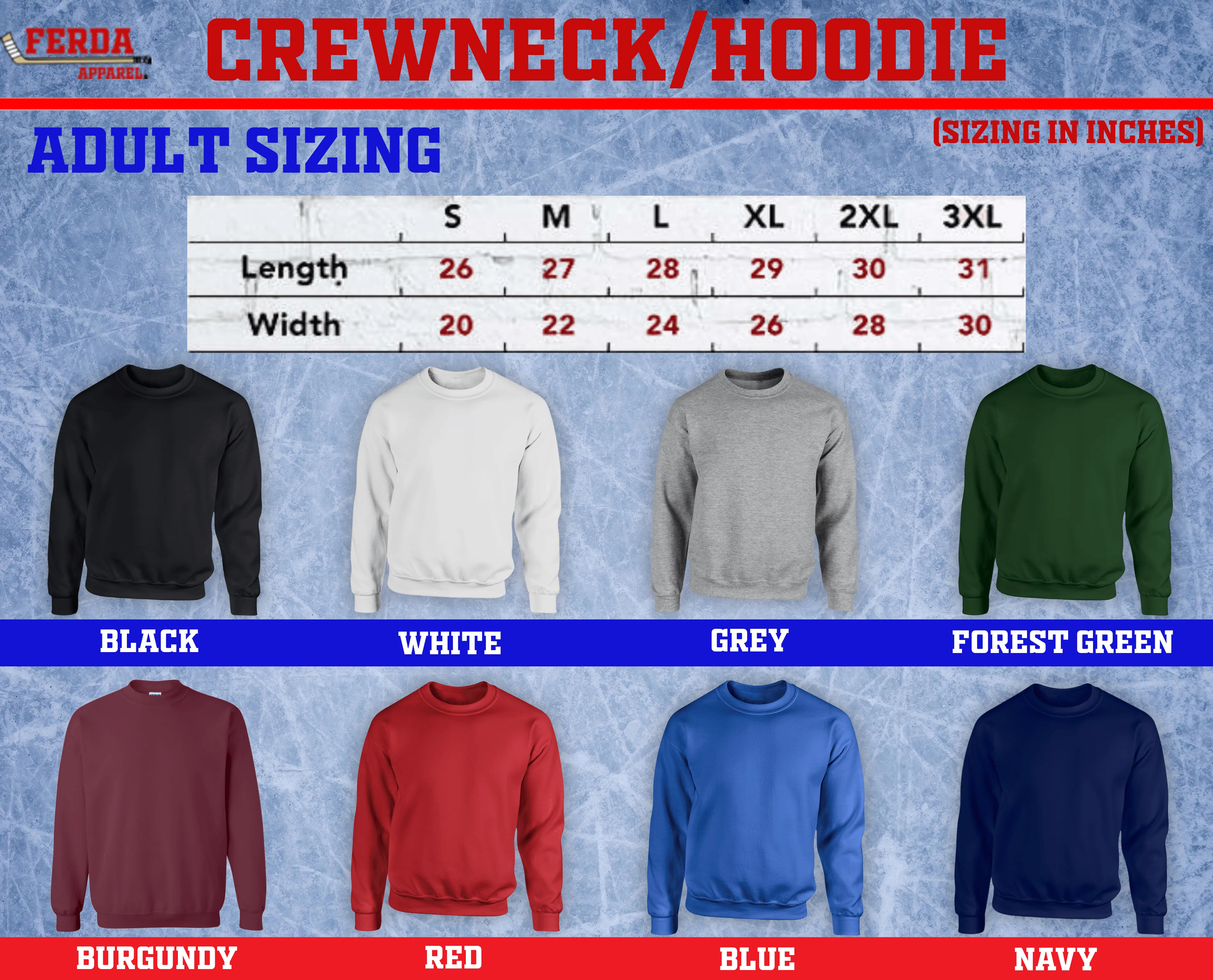 Custom Crewneck Sweater Hoodie