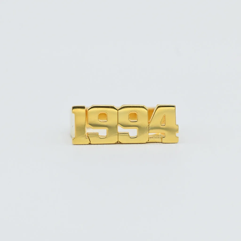 Custom Gold Year Ring