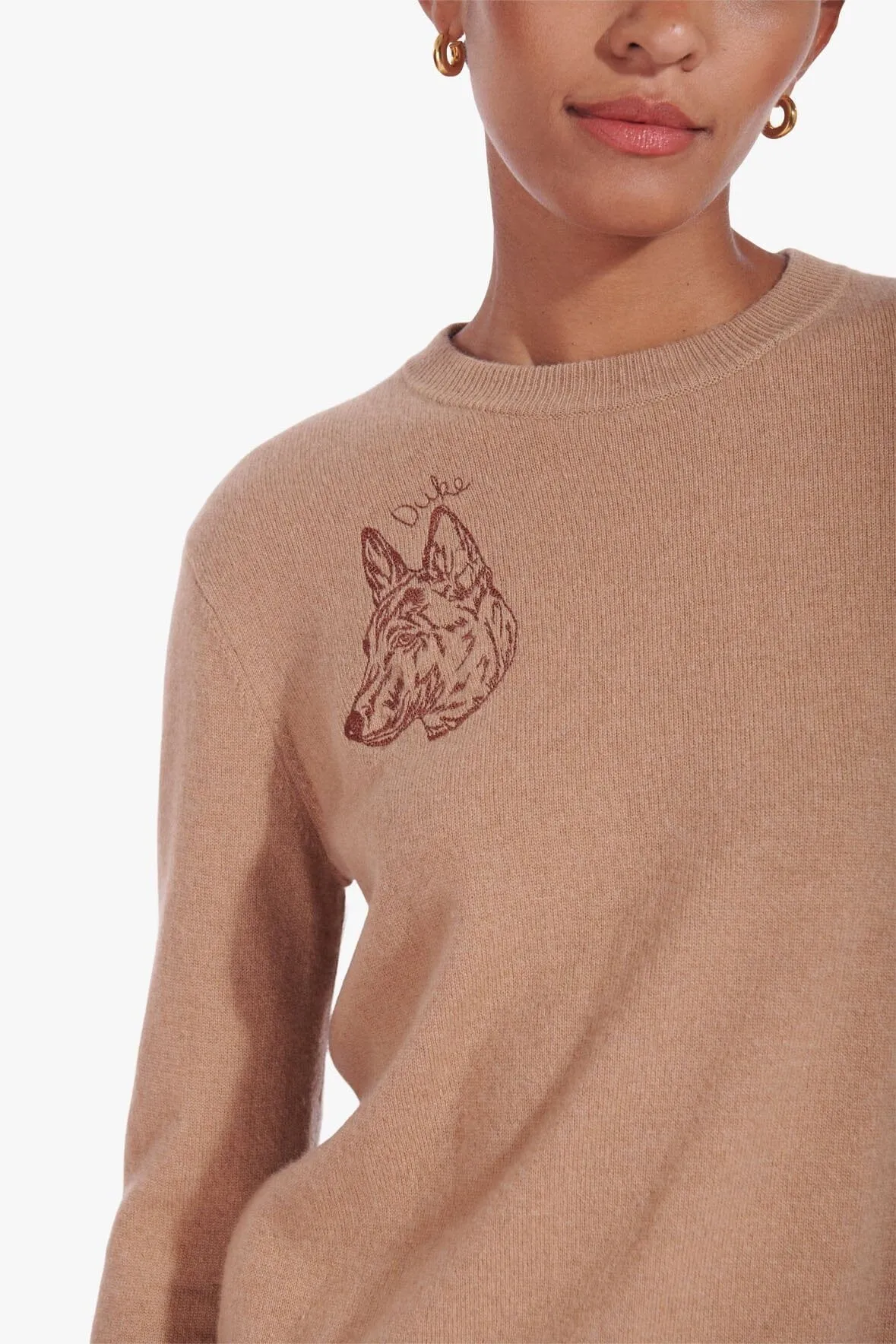 CUSTOM STAUD x C.BONZ CASHMERE SWEATER | CAMEL