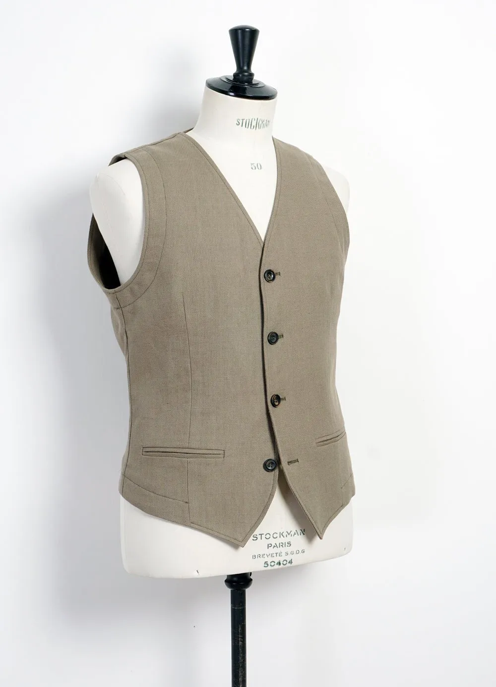 DANIEL | Classic Waistcoat | Bay Leaf