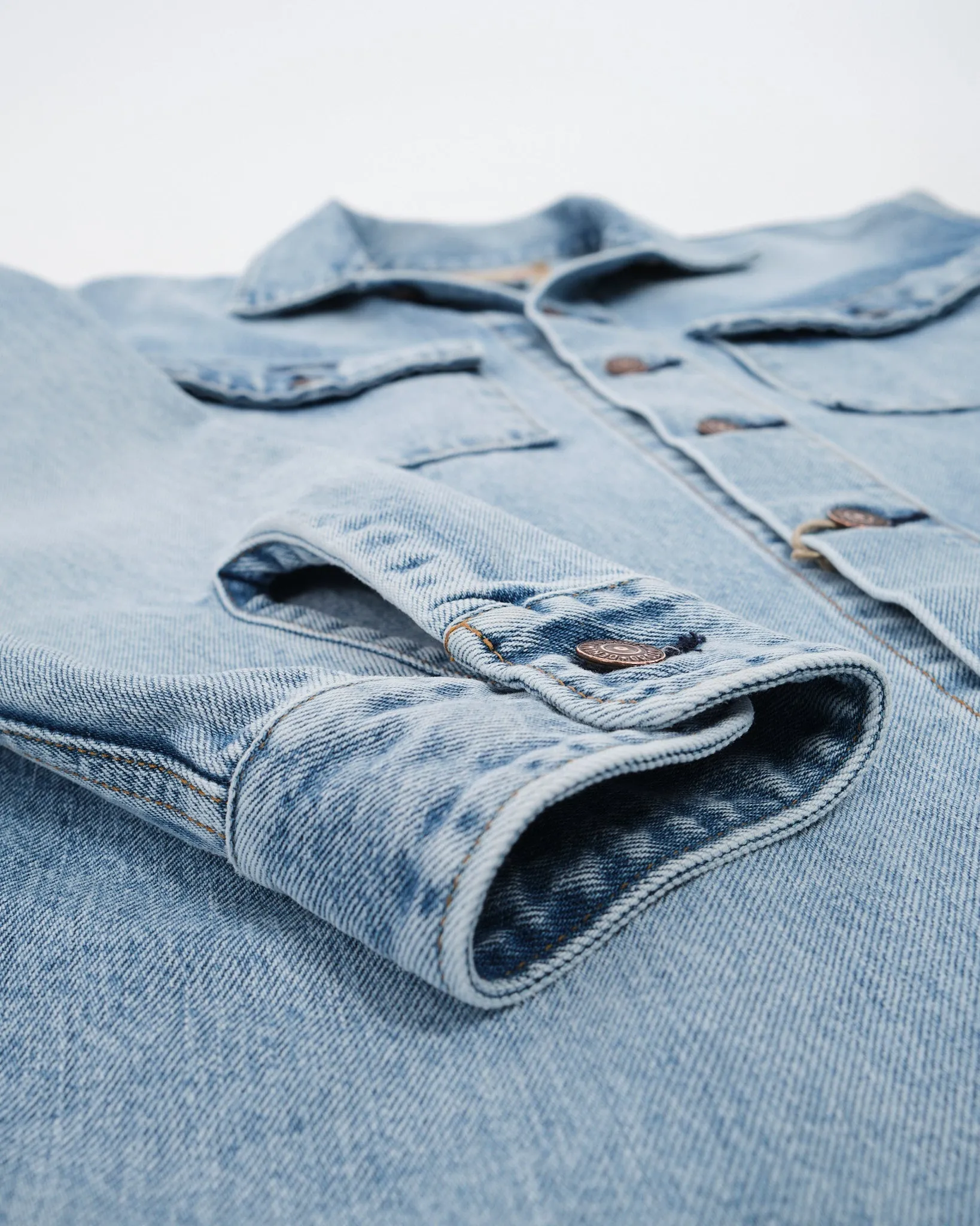 DENIM U.S ARMY SHIRT SKY BLUE