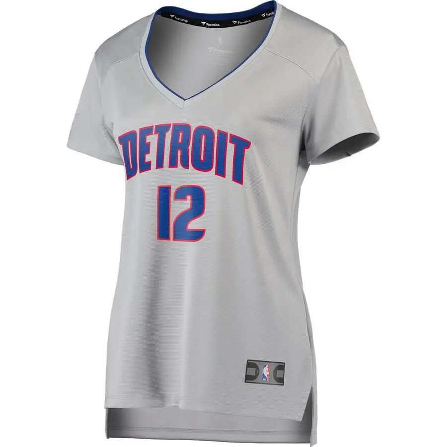 Detroit Pistons Tim Frazier Fanatics Branded Replica Fast Break Statement Jersey Womens - Silver | Ireland G5174D3