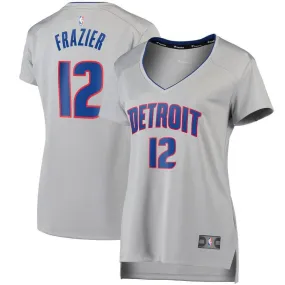 Detroit Pistons Tim Frazier Fanatics Branded Replica Fast Break Statement Jersey Womens - Silver | Ireland G5174D3