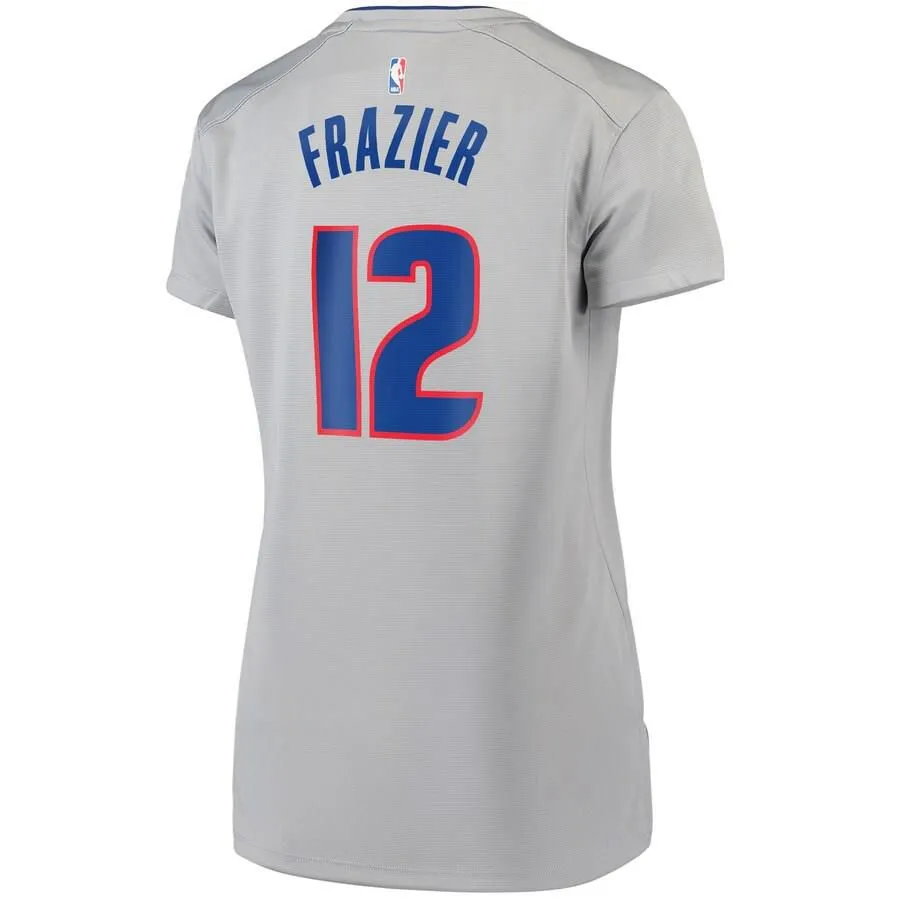 Detroit Pistons Tim Frazier Fanatics Branded Replica Fast Break Statement Jersey Womens - Silver | Ireland G5174D3