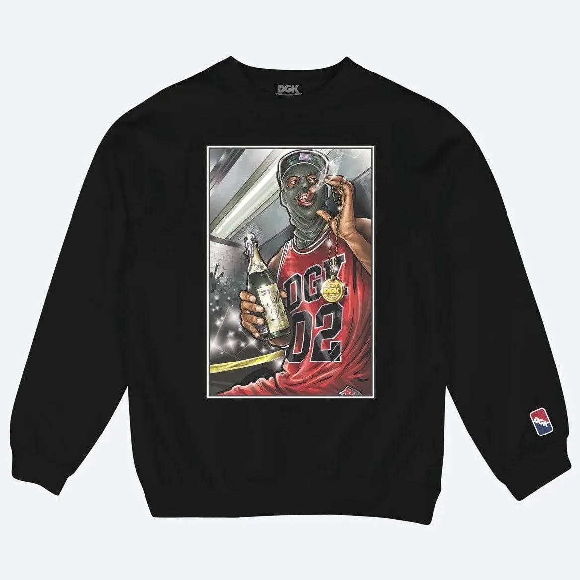 DGK Still On Top Graphic Crew Fleece