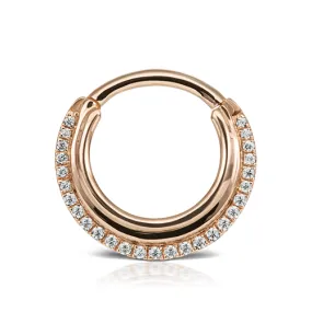 Diamond Dhara Clicker by Maria Tash in Rose Gold