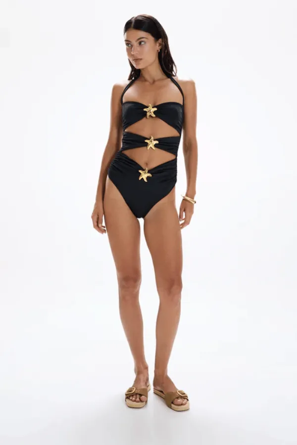 Diamond Seastar Swimsuit Black