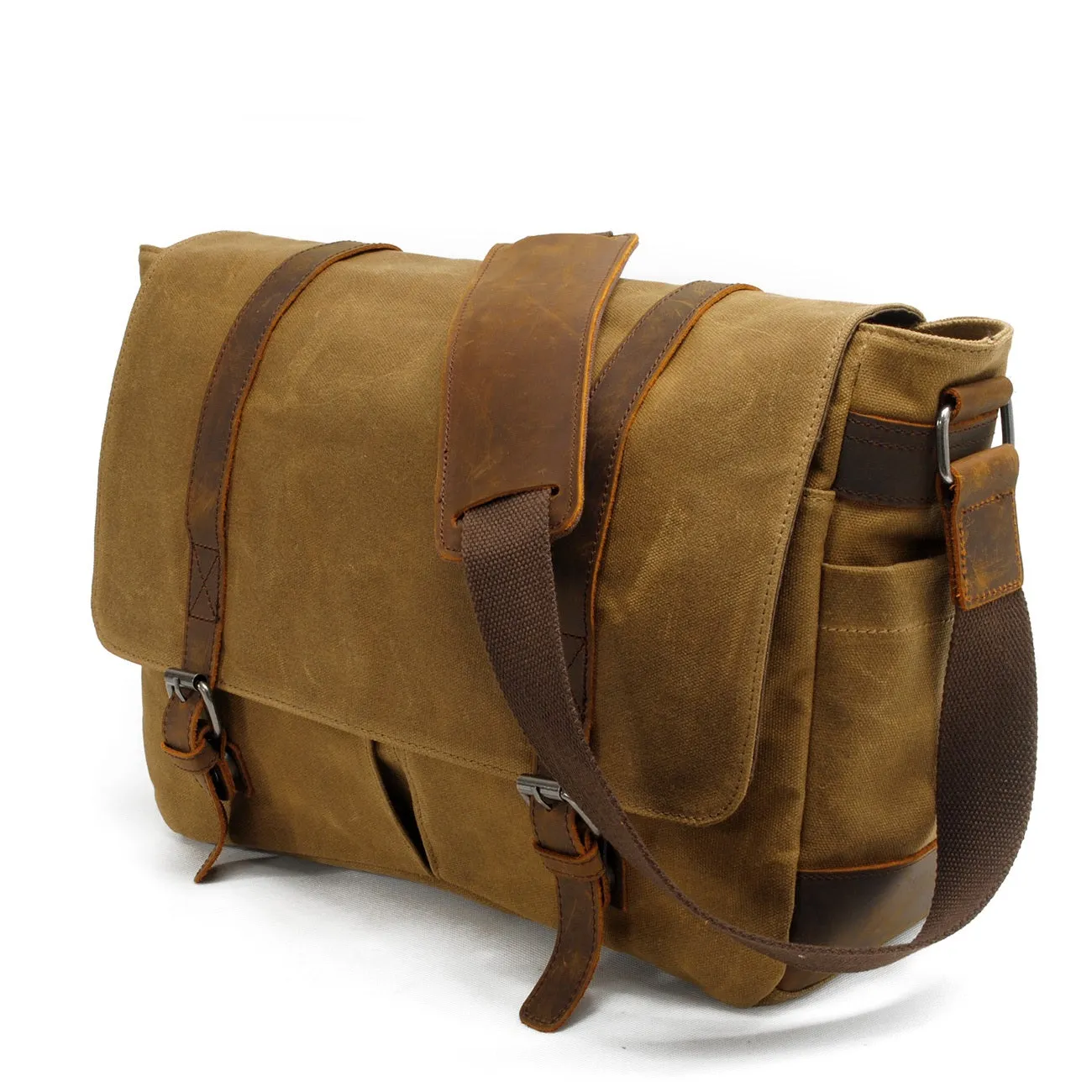 Dion Canvas Messenger Bag | Laptop Bag | Satchel Bag