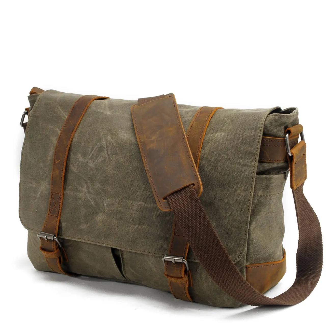 Dion Canvas Messenger Bag | Laptop Bag | Satchel Bag