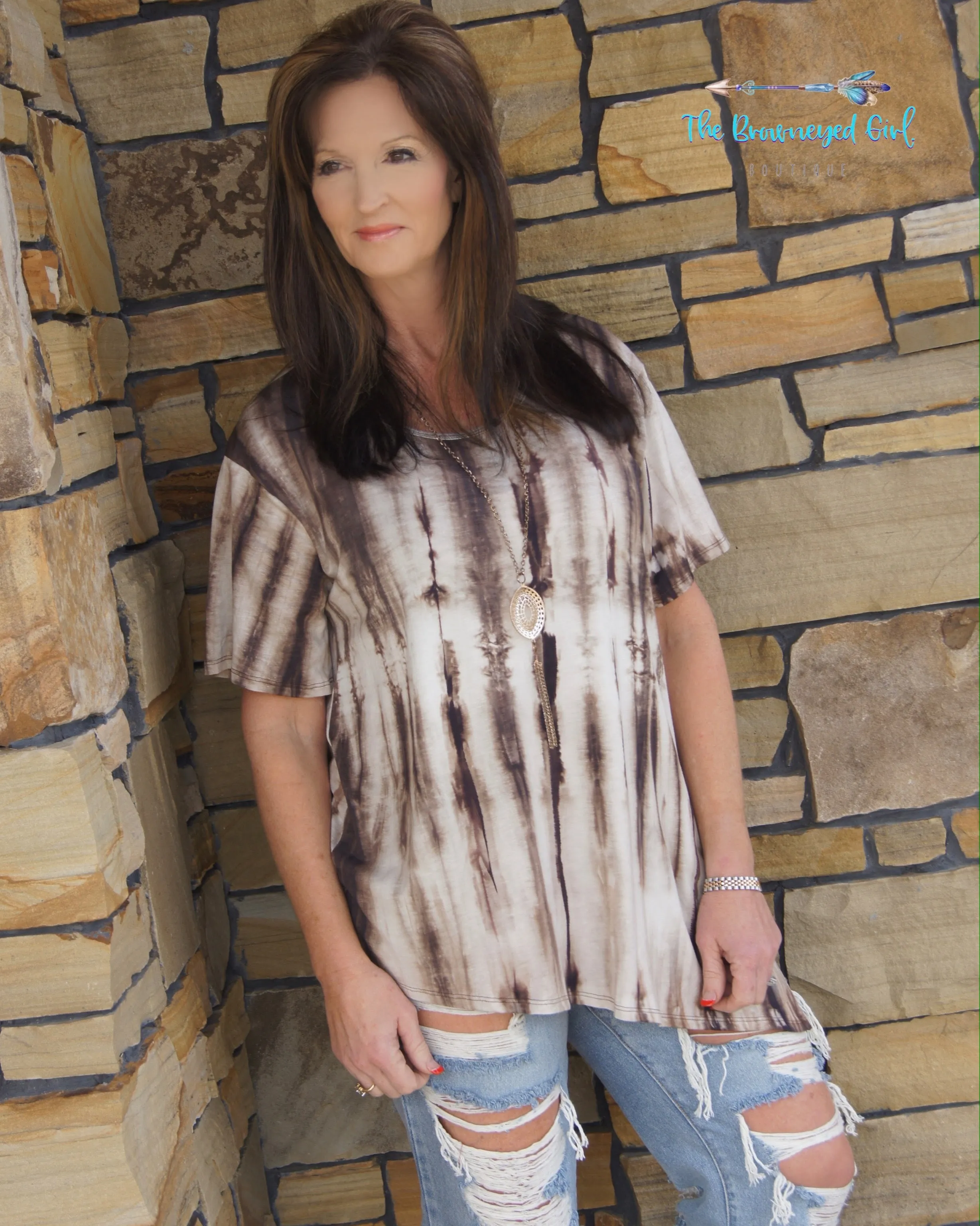 Dippy Hippie Tie-Dye Short Sleeve Top