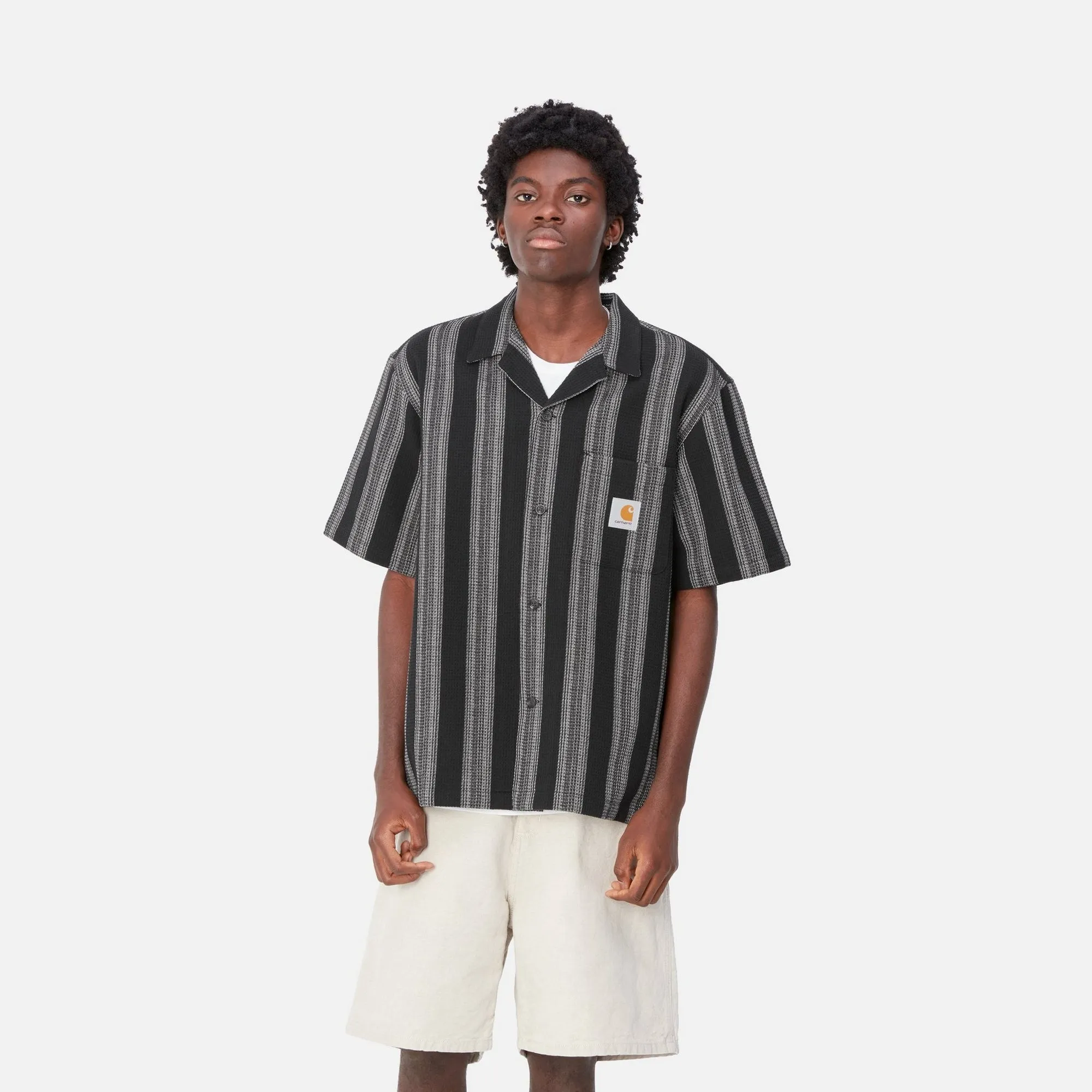 Dodson Stripe Shirt | Black