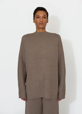 Double Knit Boatneck in Wood