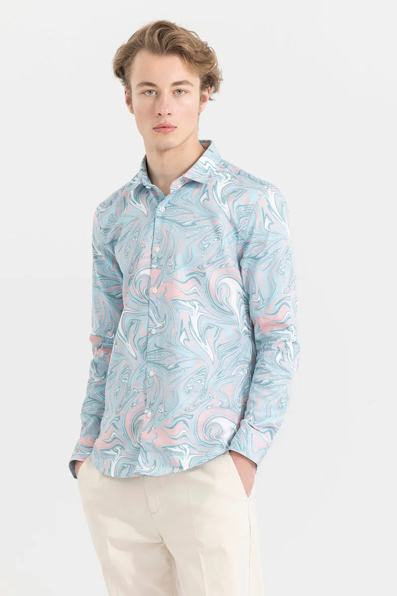 Encaustic Blue Shirt