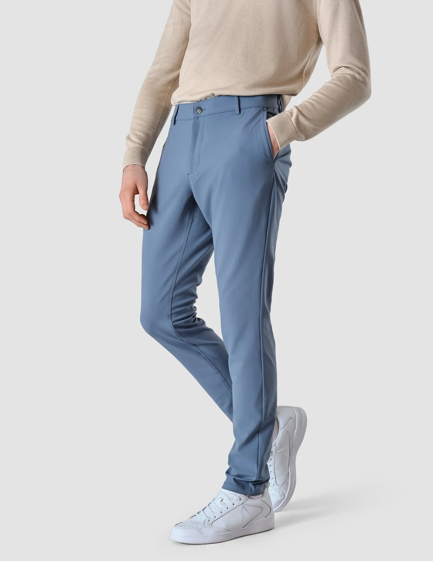 Essential Pants Regular Blue Mirage