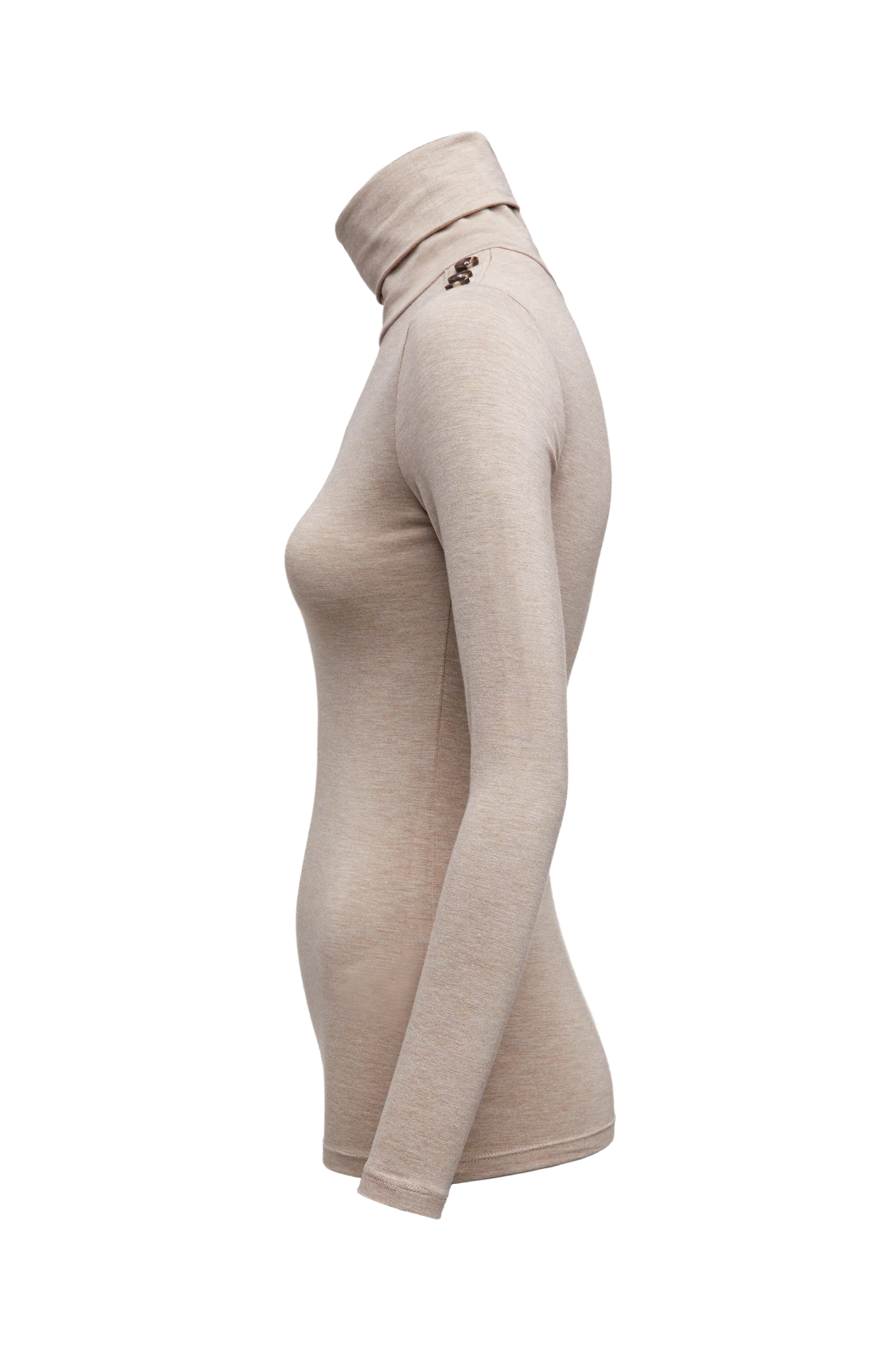 Essential Roll Neck (Oatmeal)