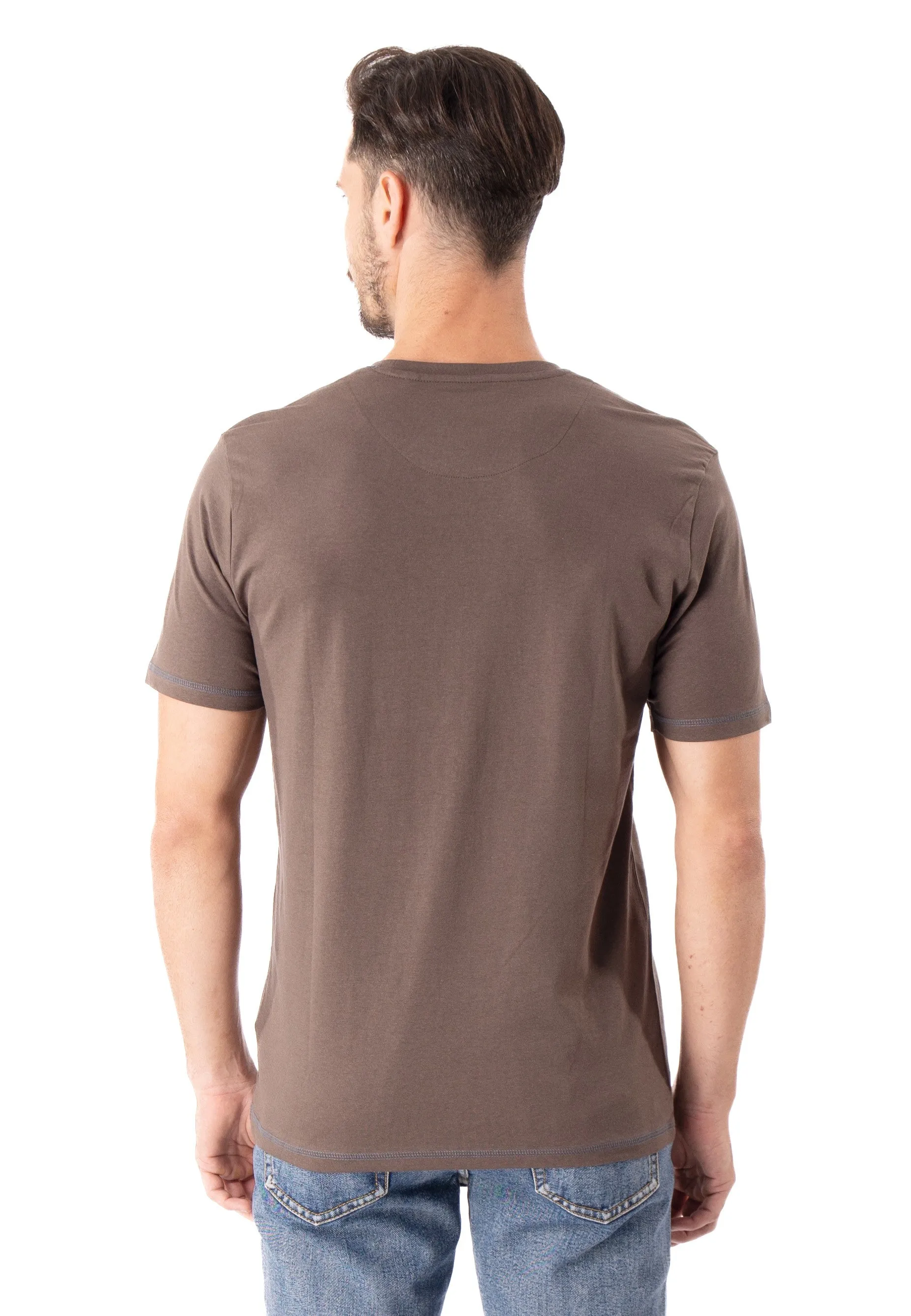 EXHAUST ROUND NECK T SHIRT [FREE CUT] 1618