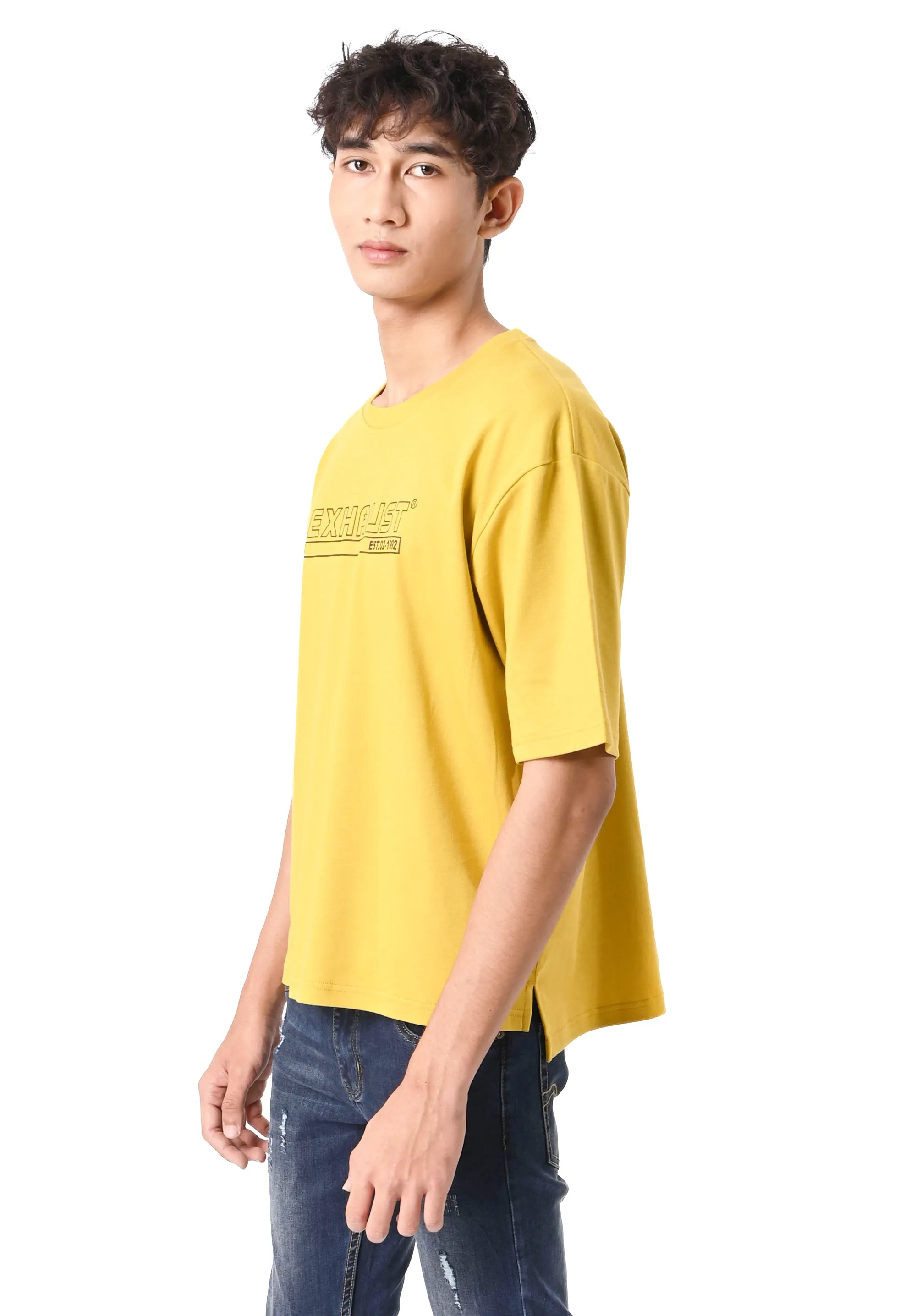 EXHAUST ROUND NECK T SHIRT [OVERSIZE] 1310