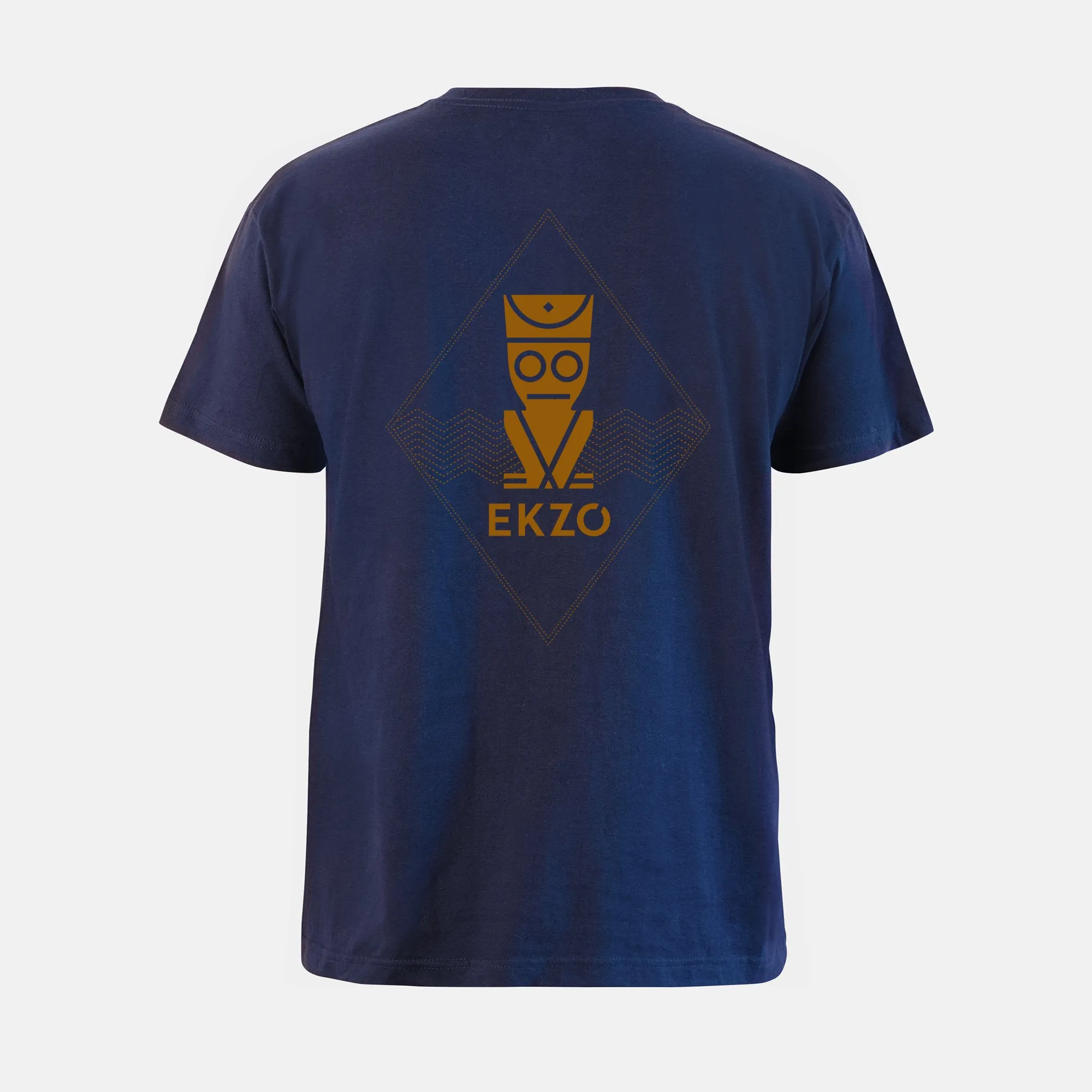 Explorer Tee - Navy/Burnt Orange