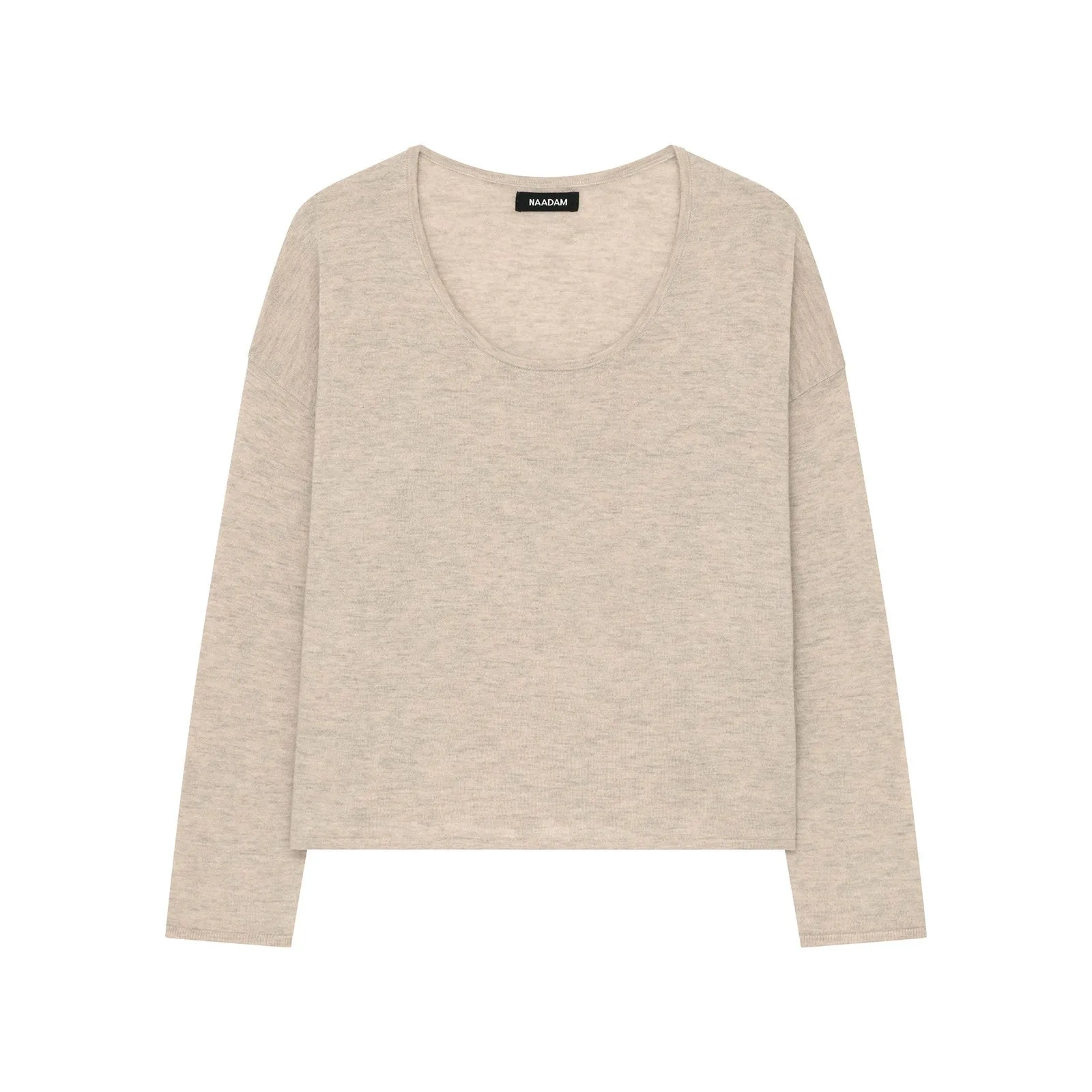 Fancy Cashmere Scoop Top