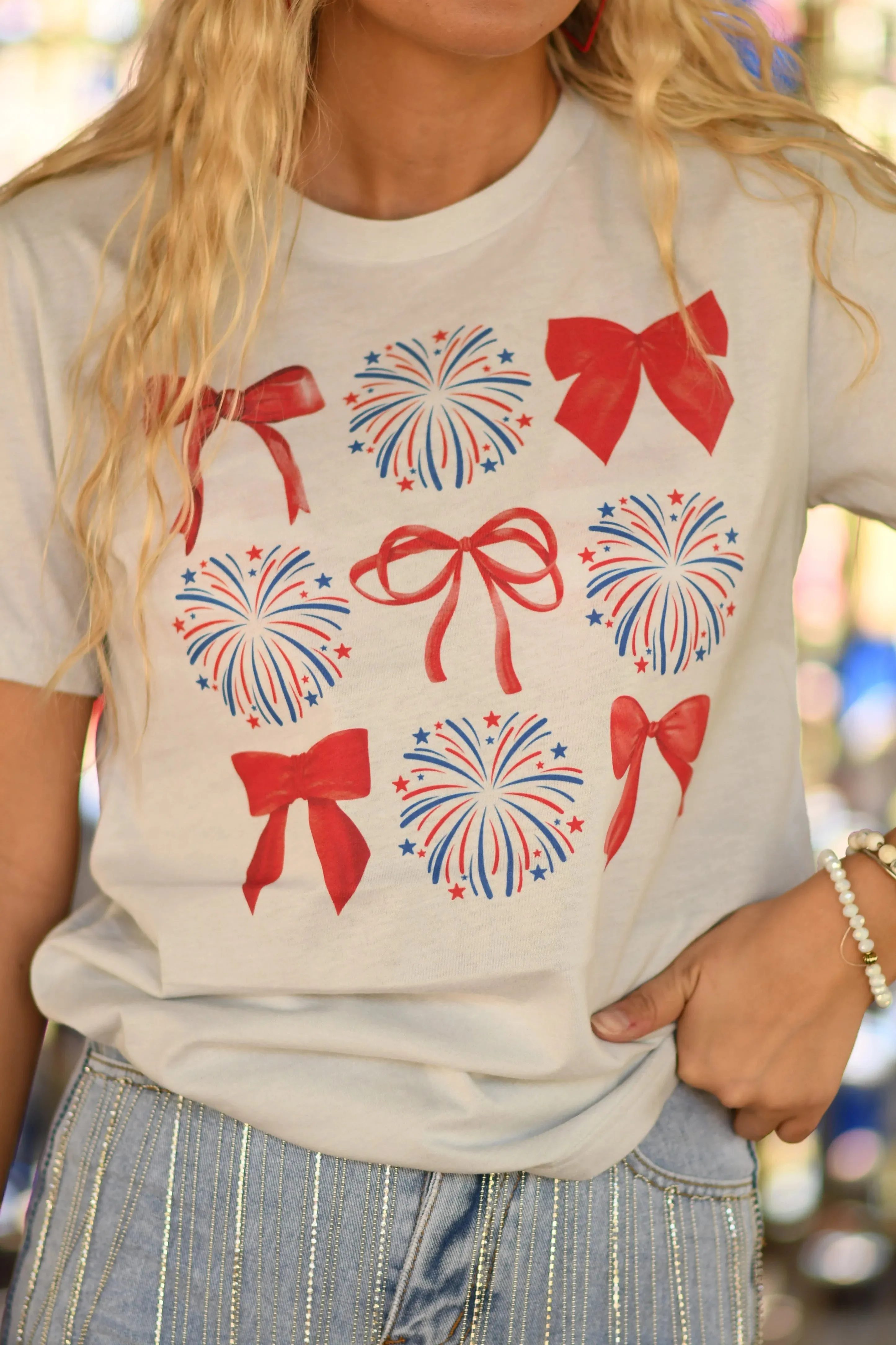 Fireworks & Bows Tee for *Kids & Adults*