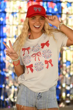 Fireworks & Bows Tee for *Kids & Adults*