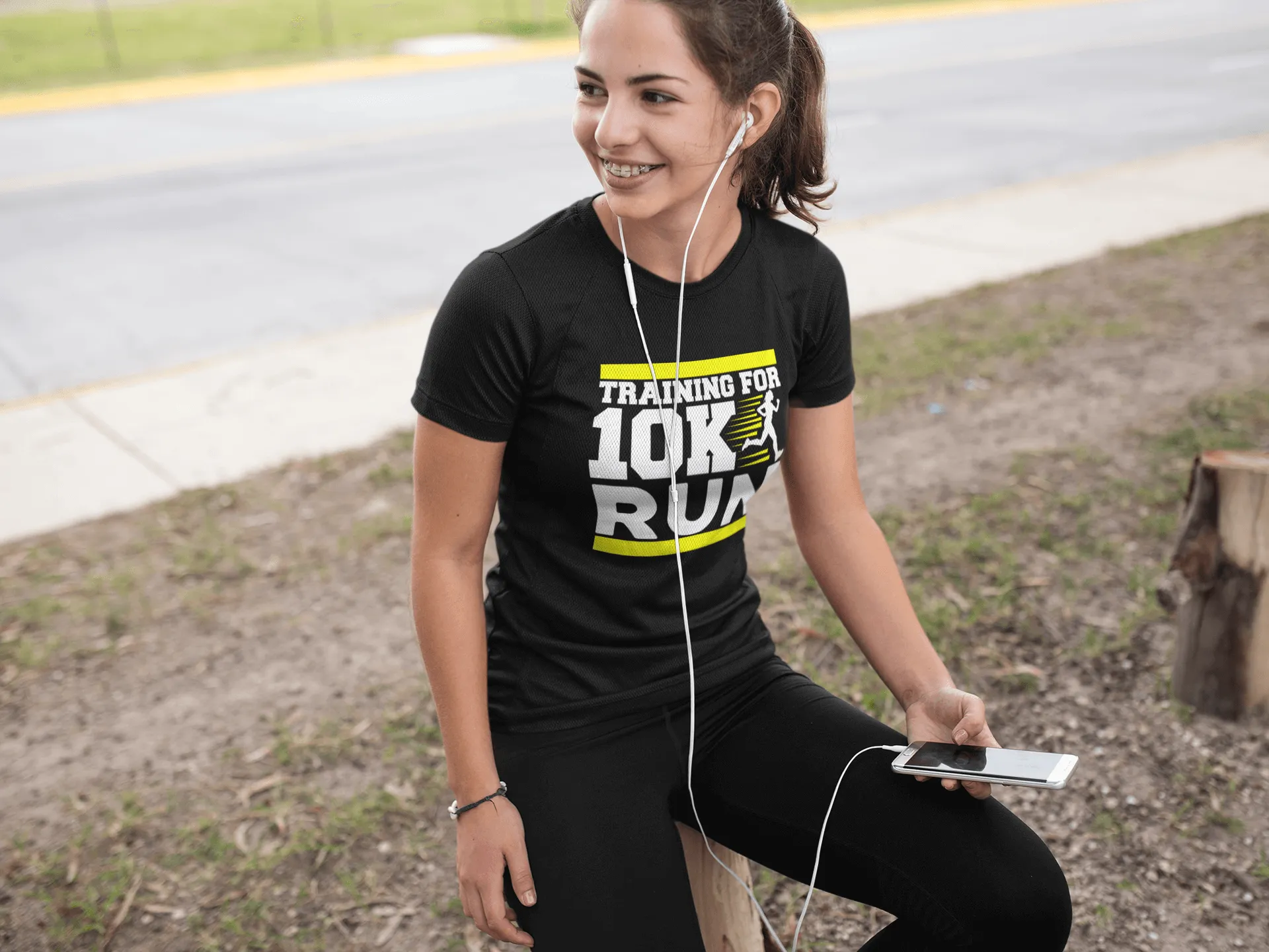 Fitness Couture - Training For 10K Run T-shirt