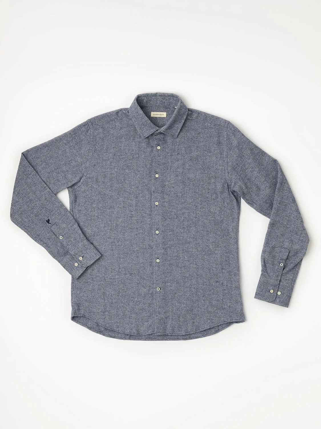 Flannel Shirt Gurin Navy