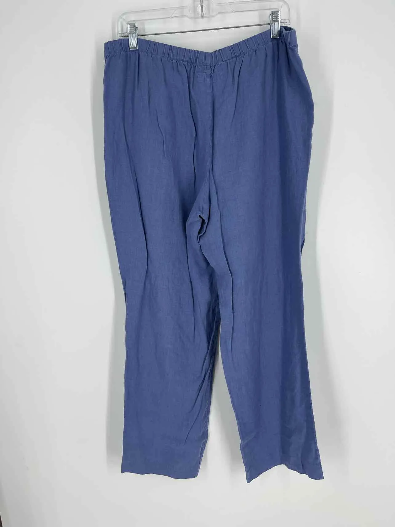 Flax Size M Blue Linen Pants Pants