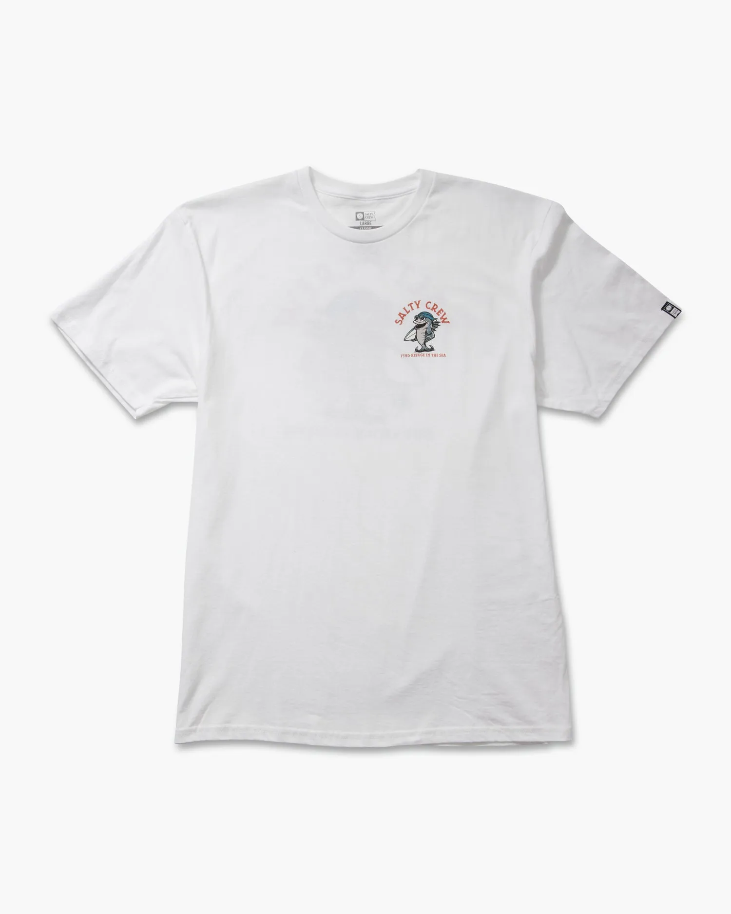 Free Surf White S/S Classic Tee