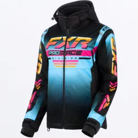 FXR Women's RRX Jacket Sky Blue/Fuchsia/Tangerine