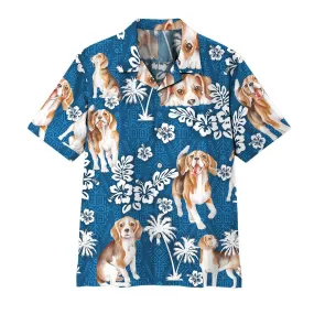 Gearhuman 3D Beagle Dogs Hawaii Shirt