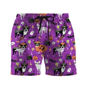 Gearhuman 3D Boston Terrier Halloween Shorts