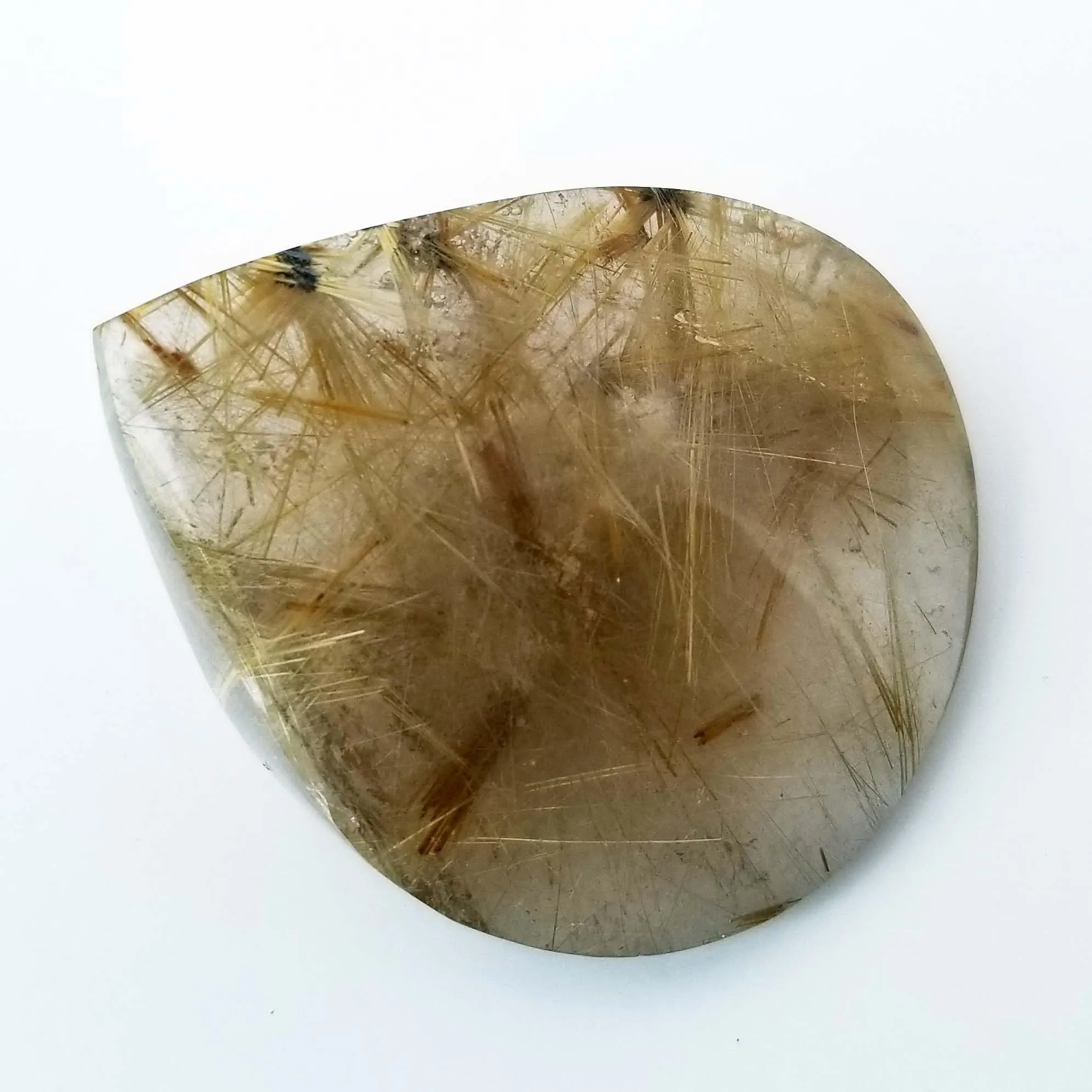 Golden Rutilated Quartz Crystal Tear Drop - Extra Fine 218C