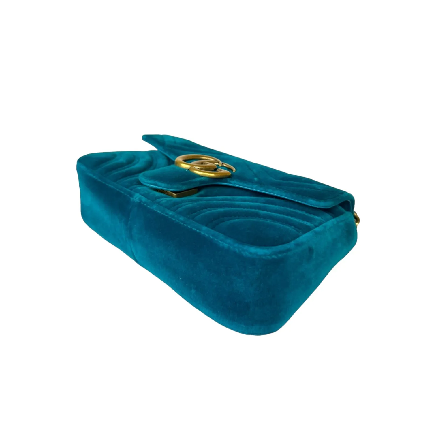 Gucci GG Marmont Mini Blue Velvet