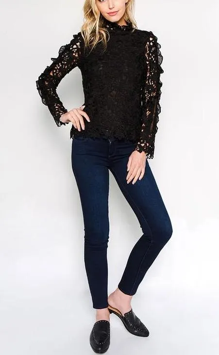 Guipure Lace Blouse