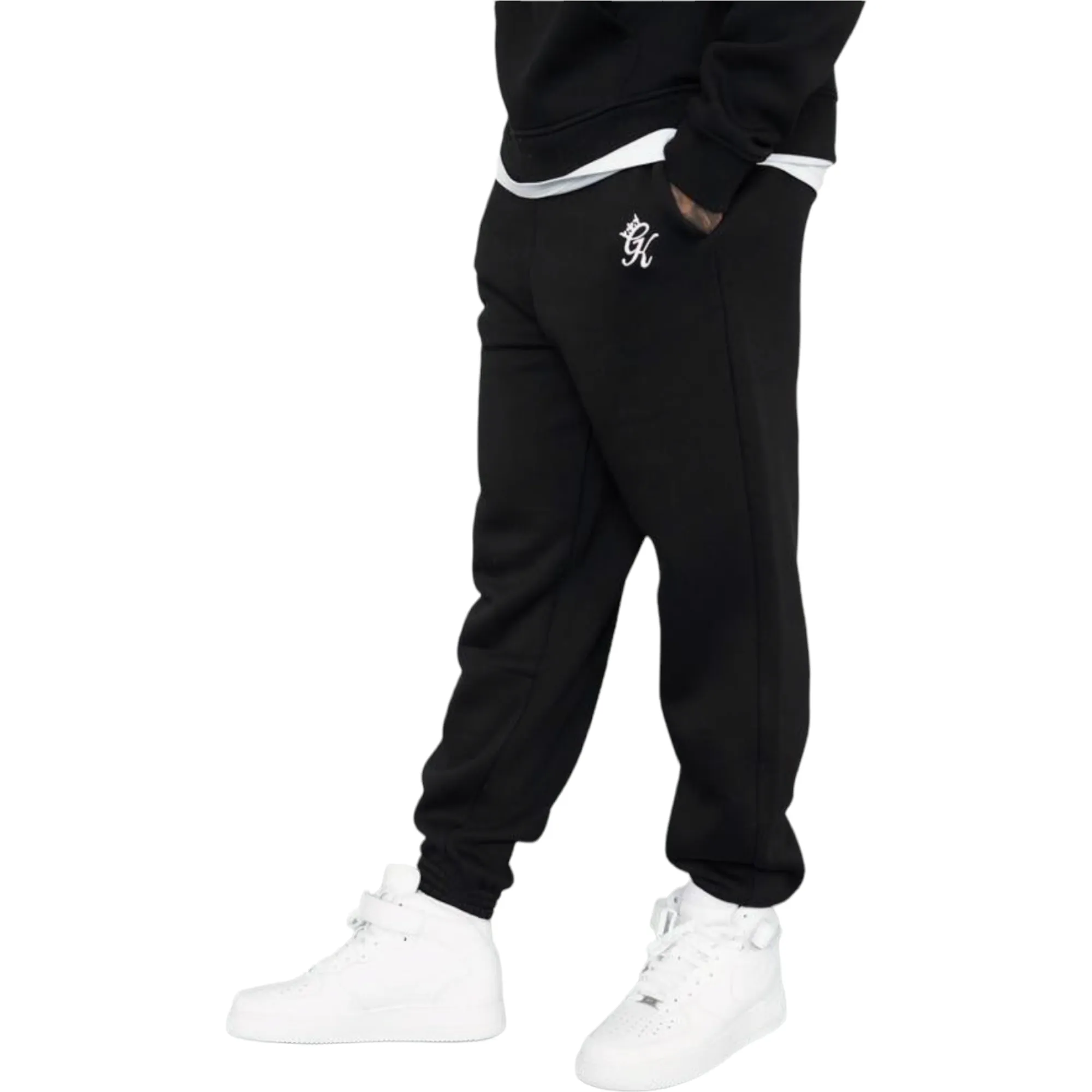 GYM KING BASIS OVERSIZED JOGGER - BLACK