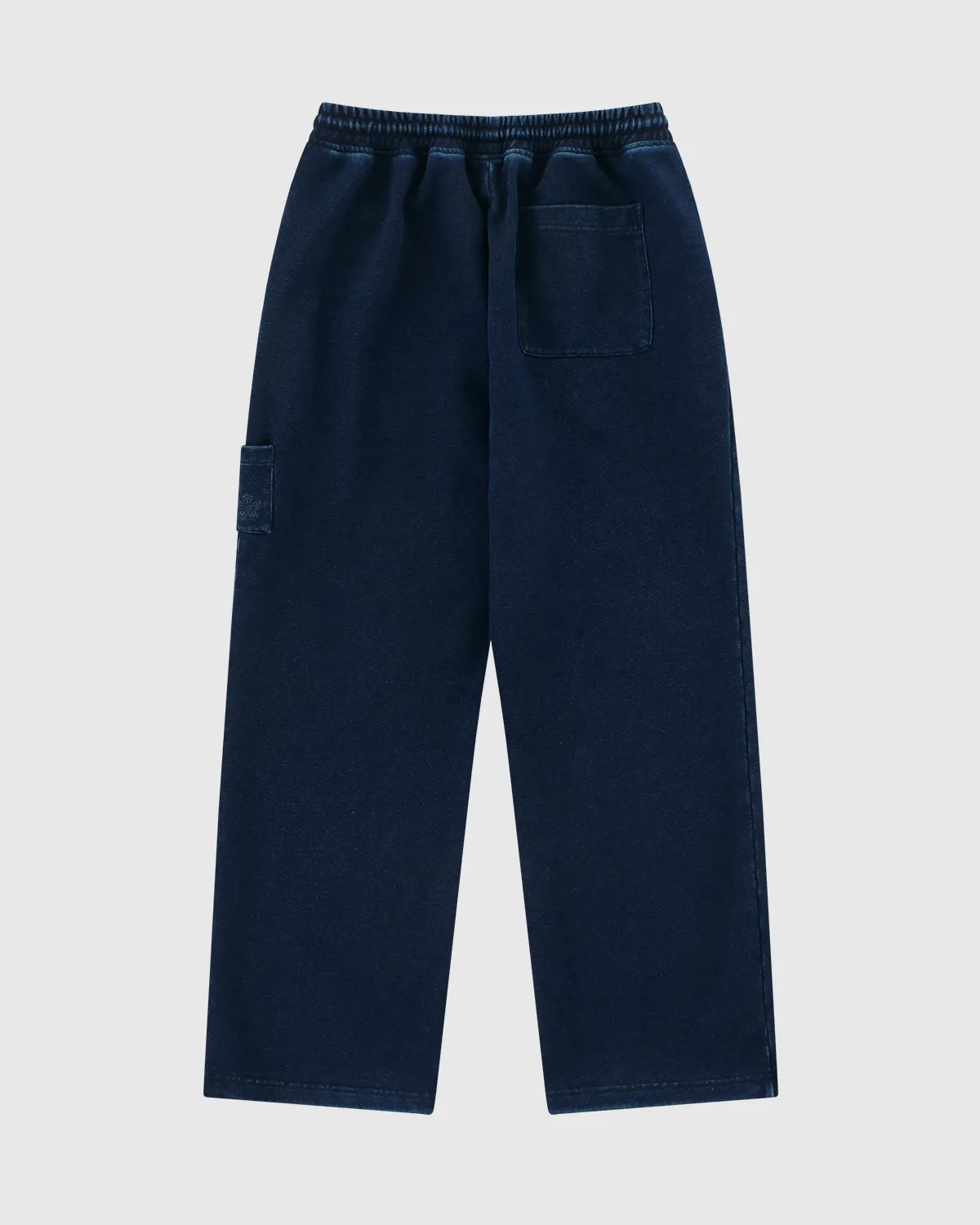 Indigo Denim Logo Bolo Tie Sweatpants