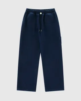 Indigo Denim Logo Bolo Tie Sweatpants