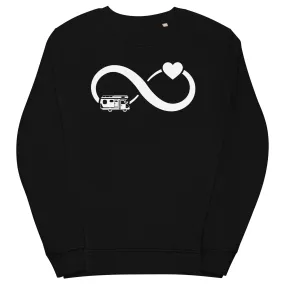 Infinity Heart and Camping - Unisex Premium Organic Sweatshirt