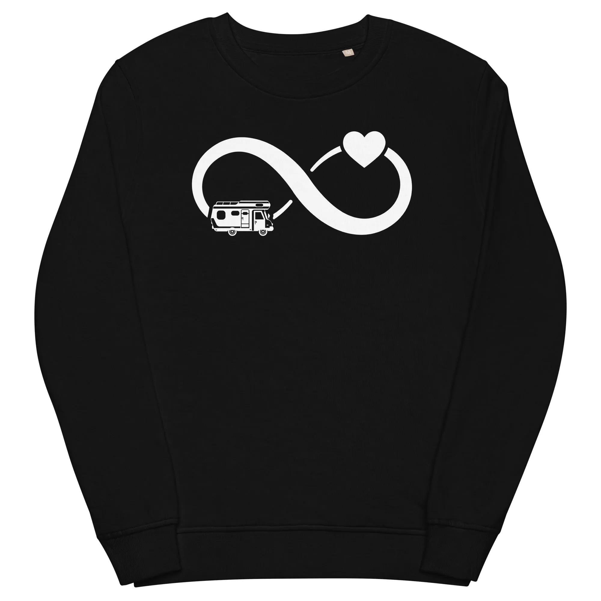 Infinity Heart and Camping - Unisex Premium Organic Sweatshirt