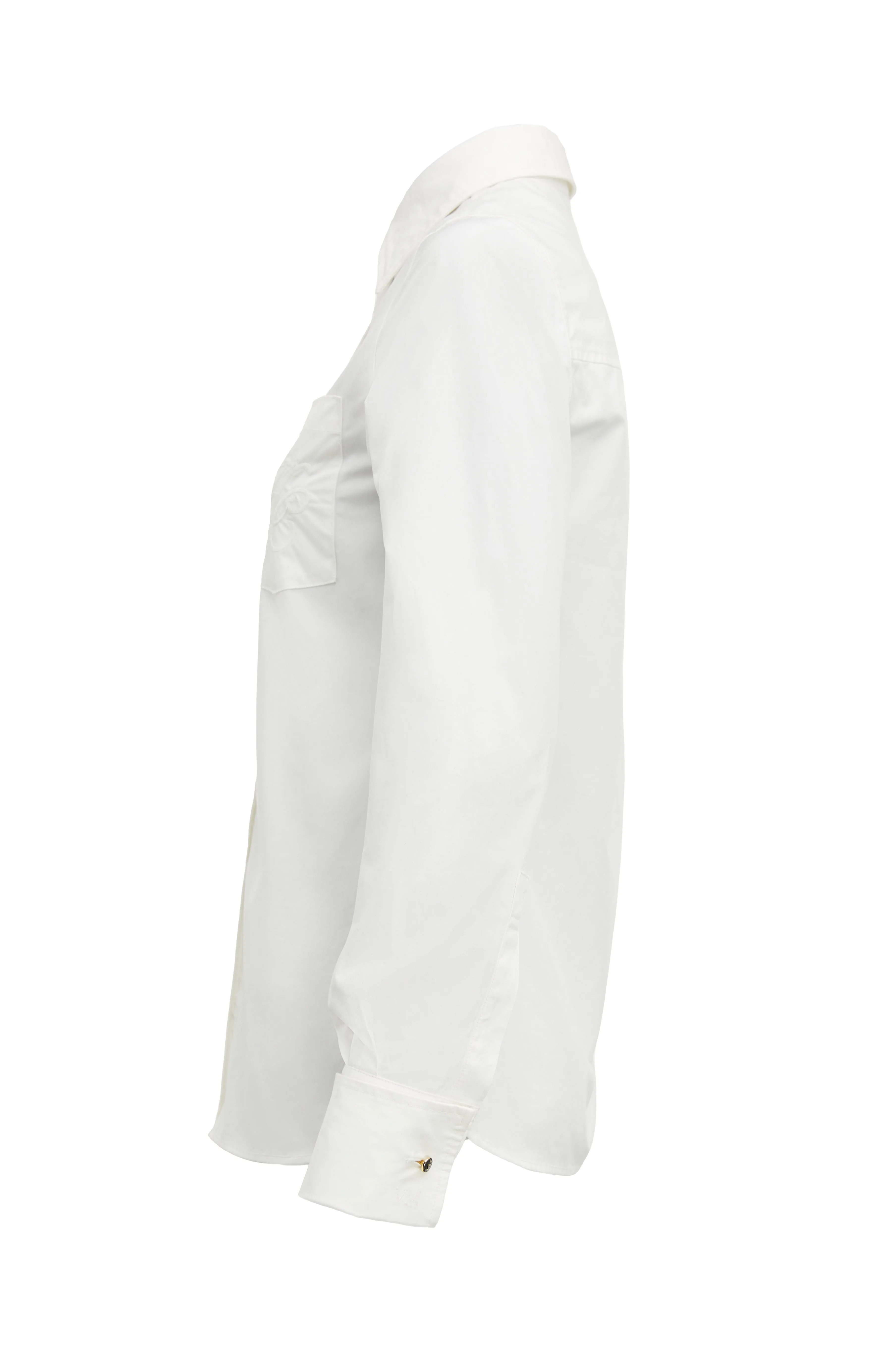 Isabella Poplin Shirt (White)