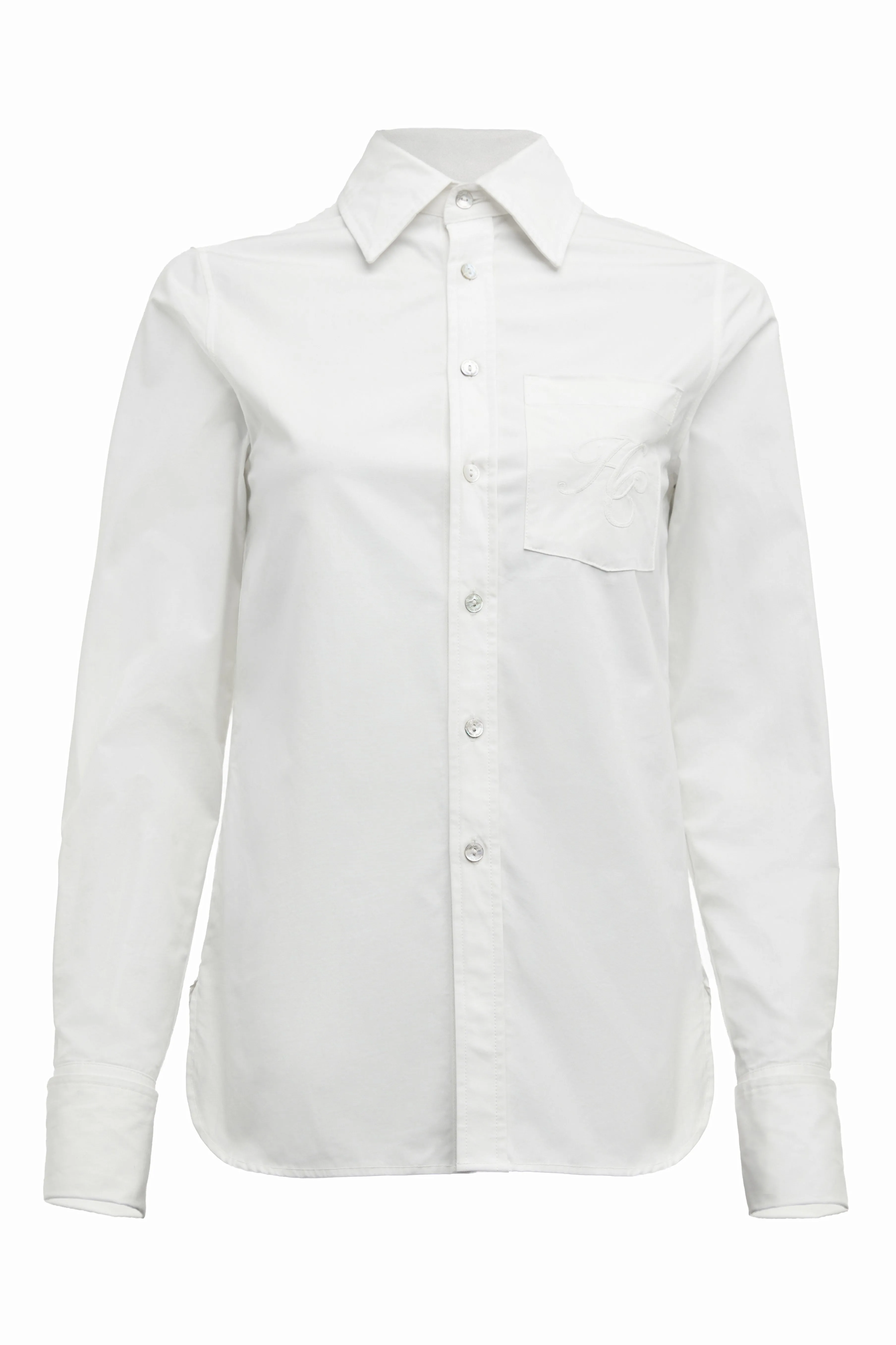 Isabella Poplin Shirt (White)