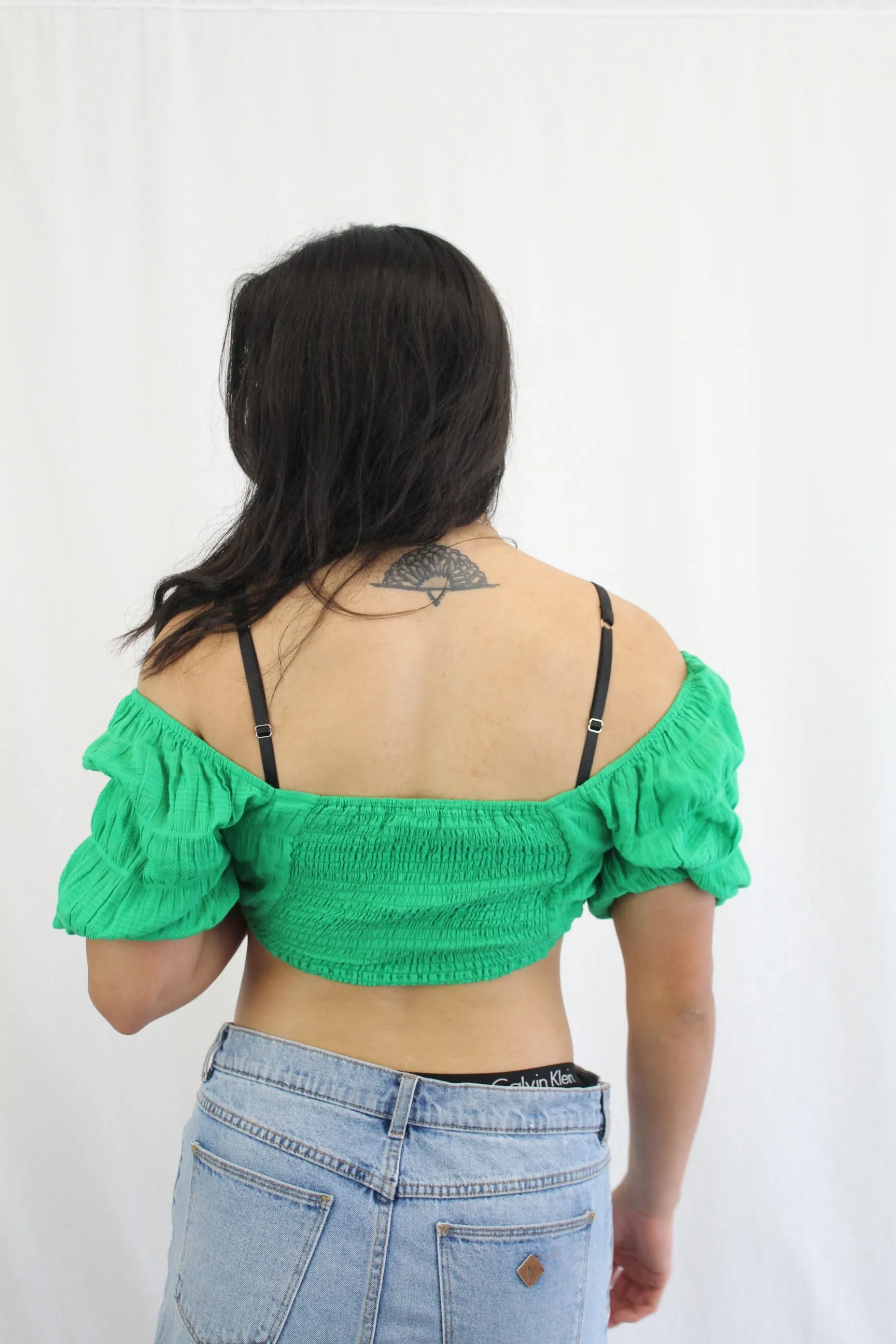 Ivy   Jack - Shirred Puff Crop