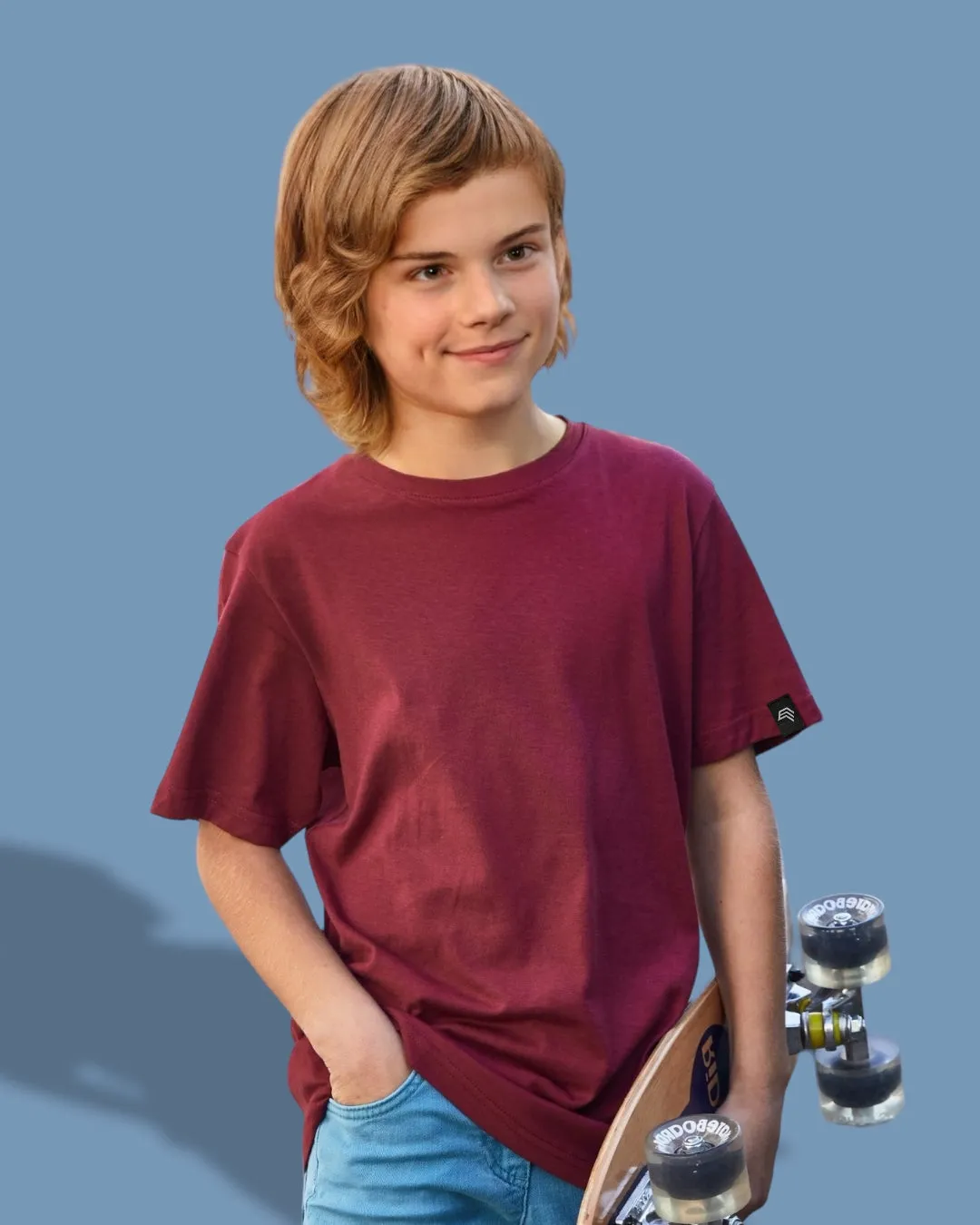 JAN 8008B ― Kinder/Jungen Bio-Baumwolle T-Shirt - Gelb