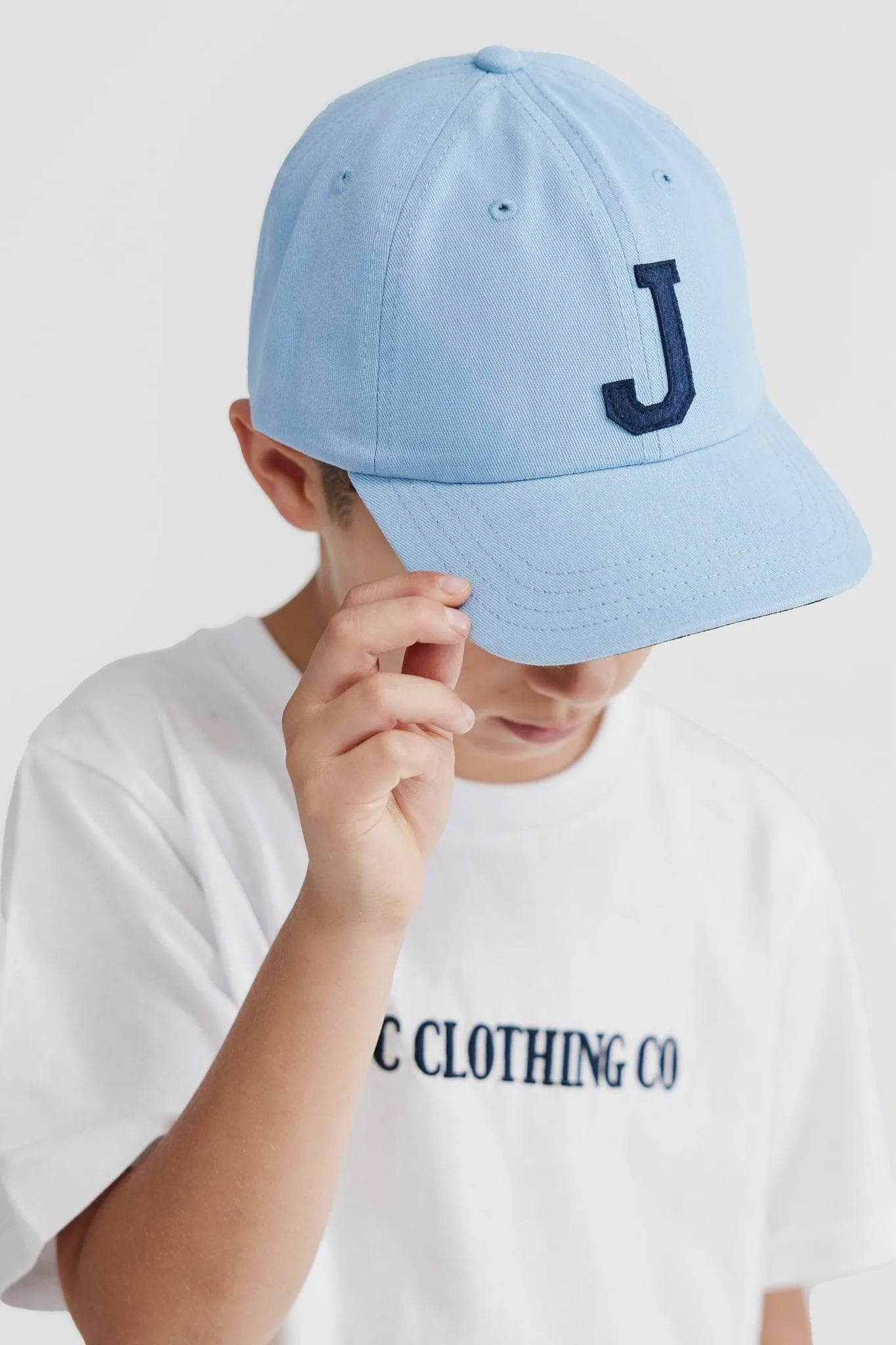 Jnr Letter Cap Blue