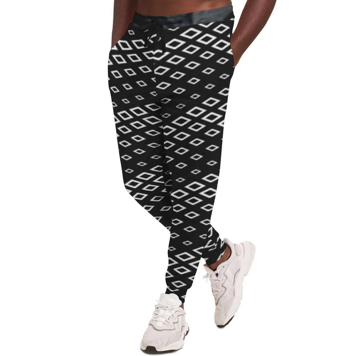 jogger black and white