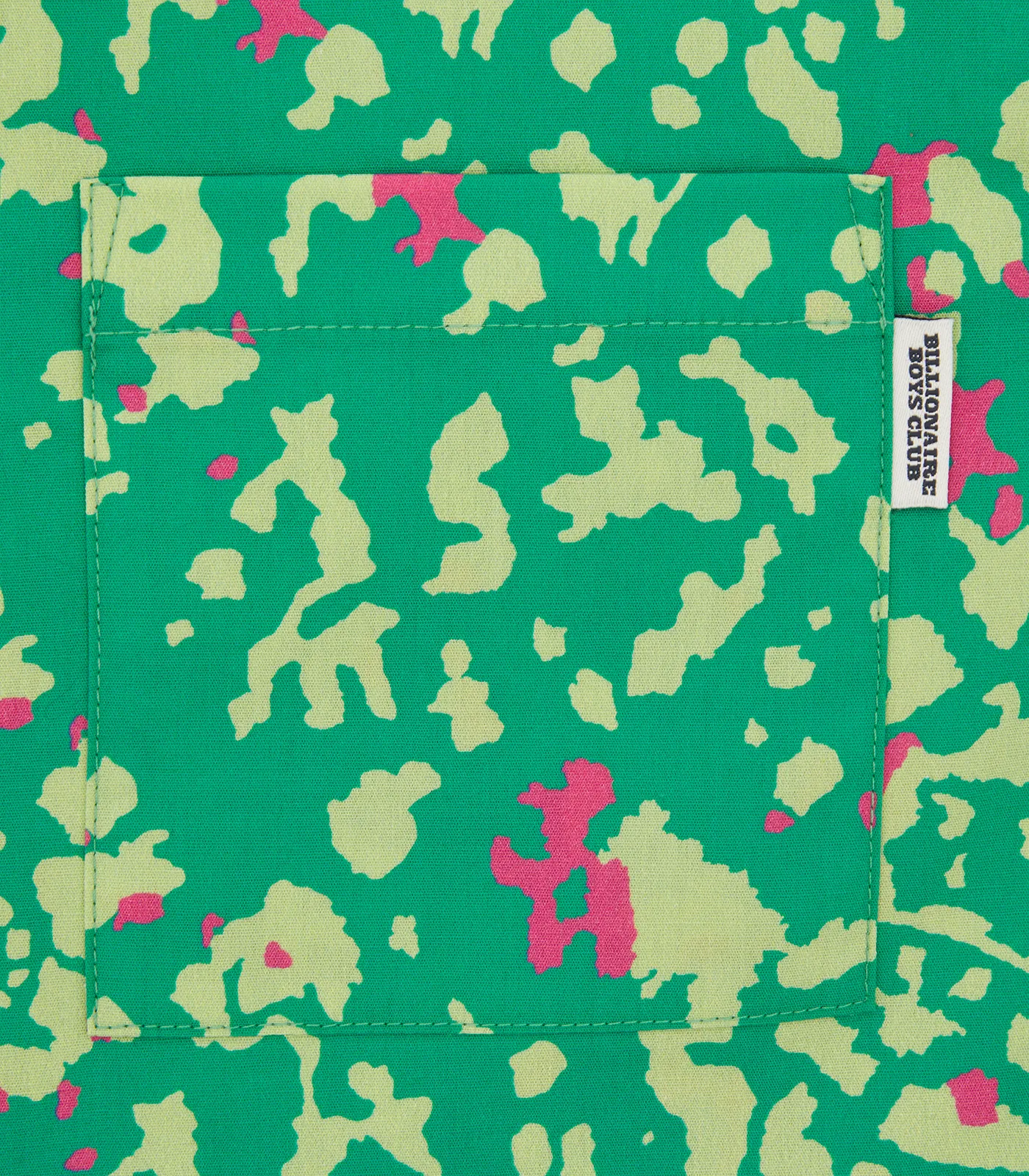 JUNGLE CAMO CAMP COLLAR SHIRT - GREEN AO PRINT