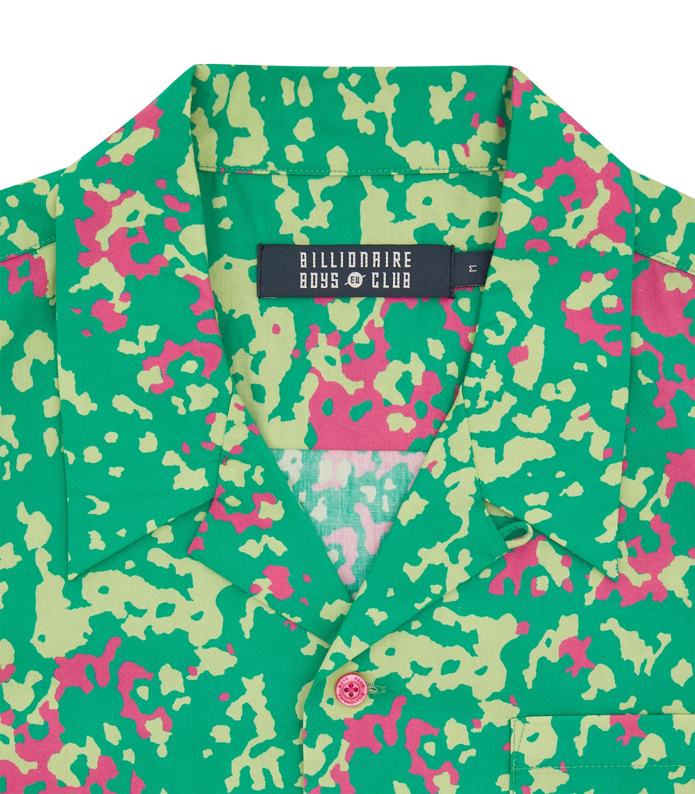 JUNGLE CAMO CAMP COLLAR SHIRT - GREEN AO PRINT