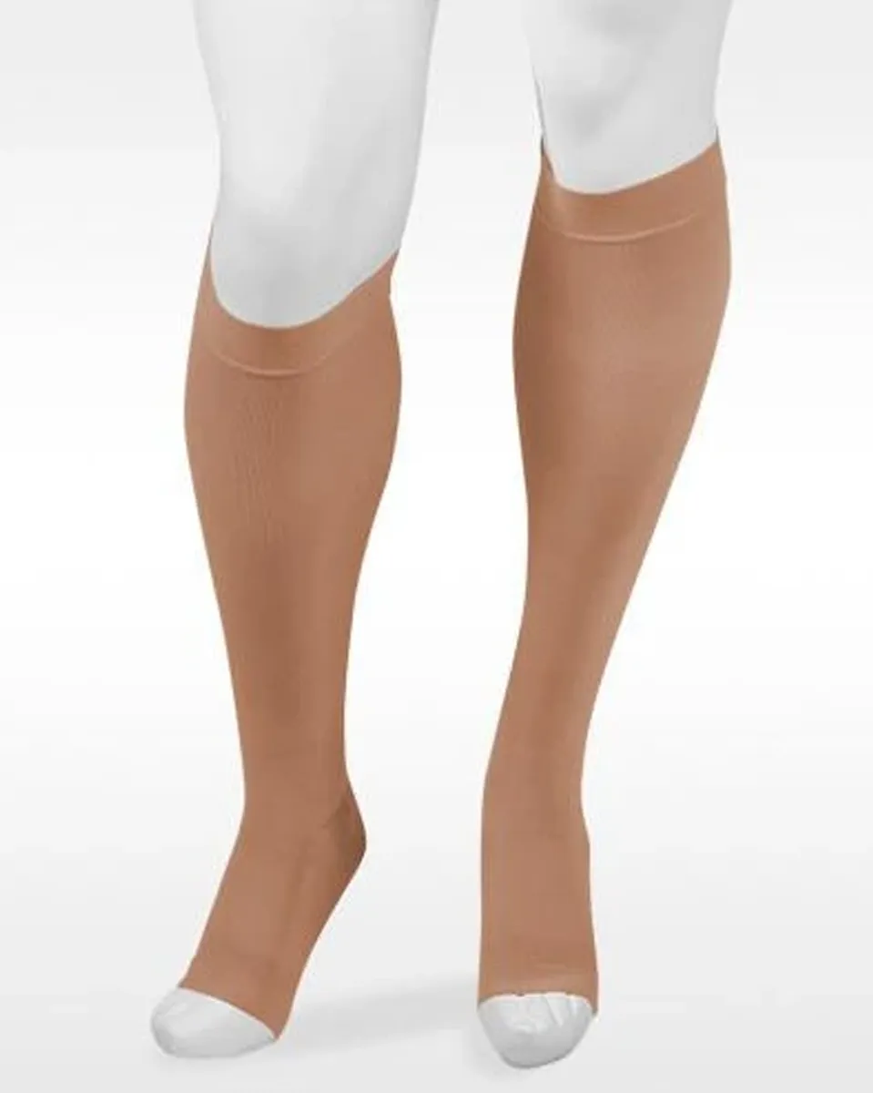 Juzo Assist 30-40 mmHg OPEN TOE Knee High w/Silicone Top Band